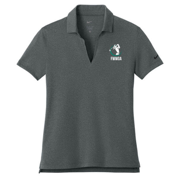 NKFQ4793 - EMB - F339E001 - Ladies Nike Heather Polo Thumbnail